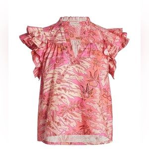 Ulla Johnson Lei top in Camellia Pre Fall 2022